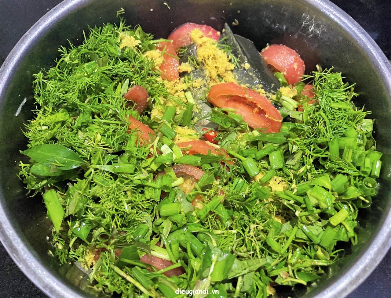 Layering Ingredients in the Pot